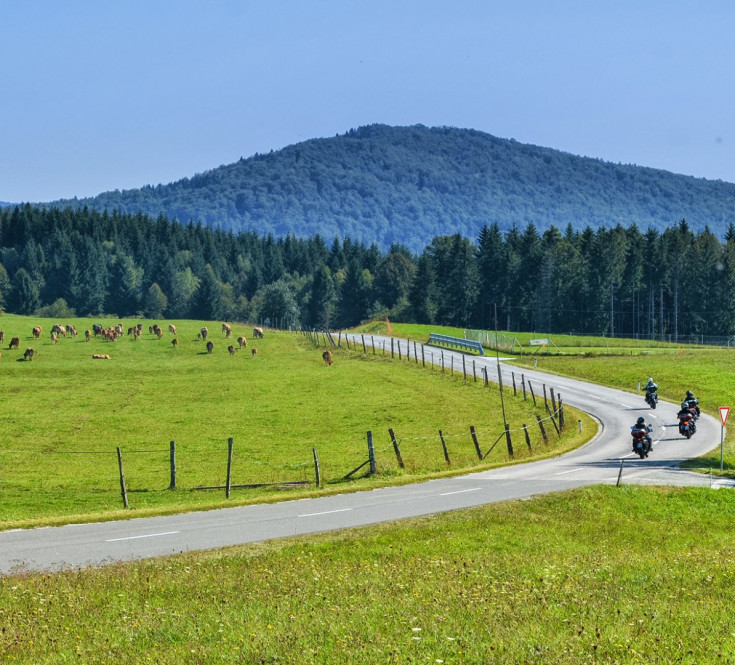 Tour de Motocicleta na Eslovênia