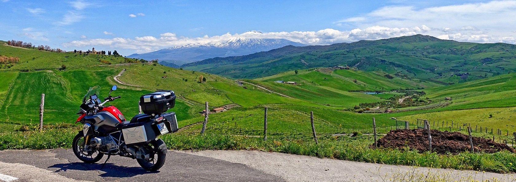 Ruta en moto Sicilia