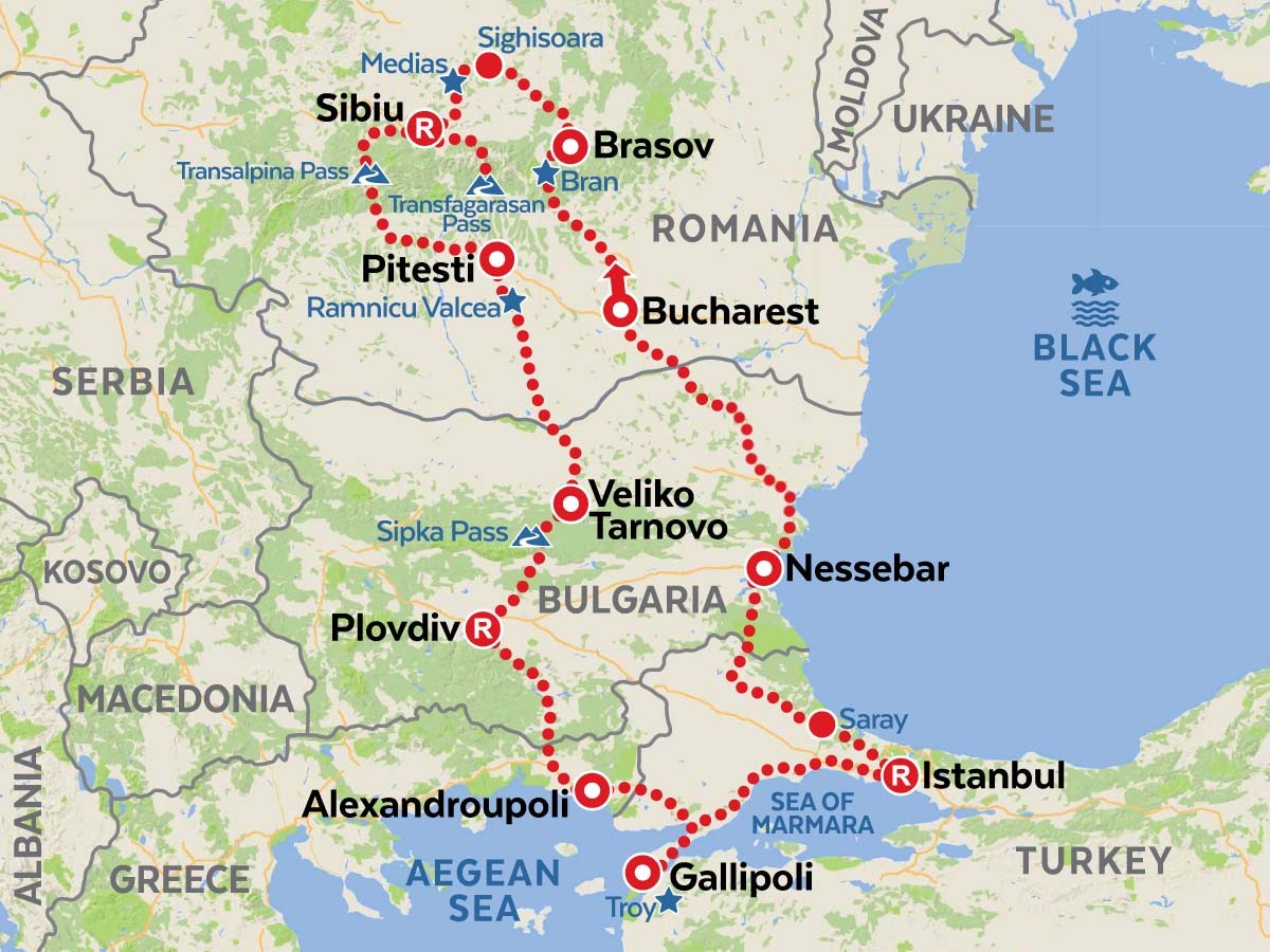 Romania to Istanbul Adventure