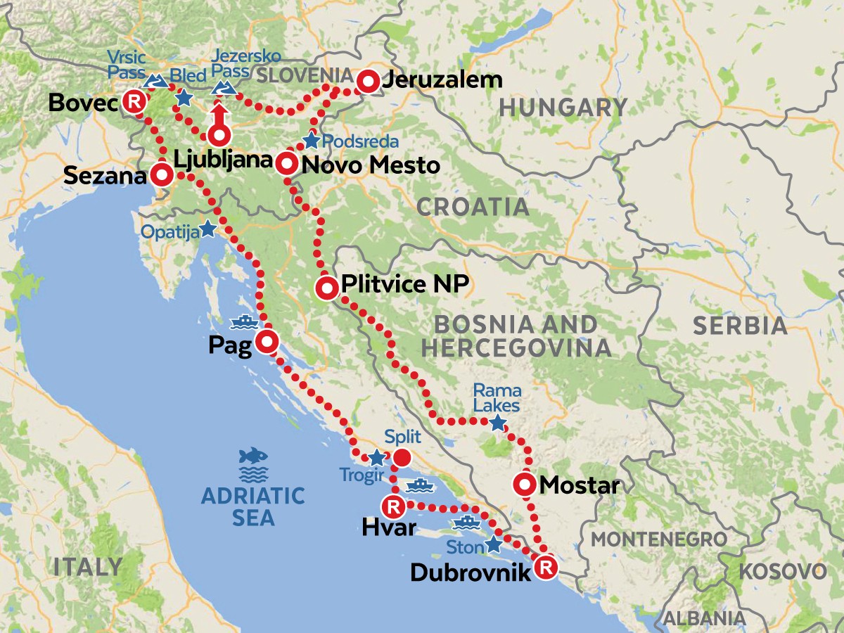 croatia and slovenia trip