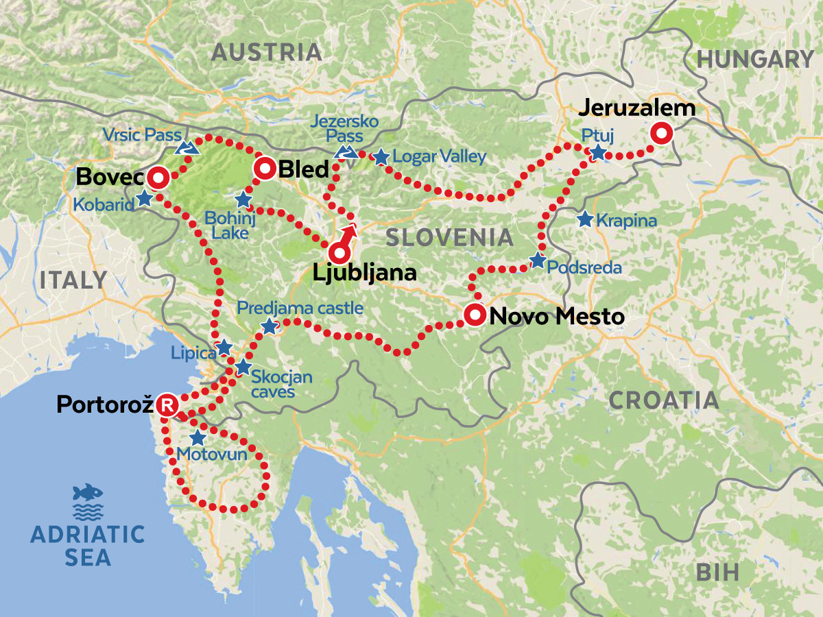 SLOVENIA self-guided tour