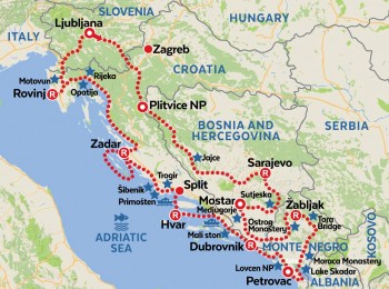 Explorando os Bálcãs e o Adriático