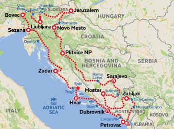 SLOVENIA & BALKANS COMBO self-guided tour