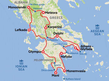 Ruta en moto Grecia