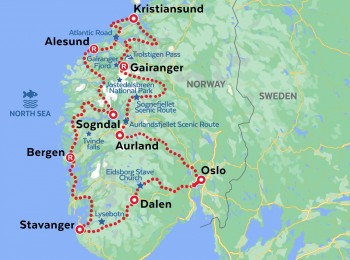 Vikings e fiordes – Tour na Noruega